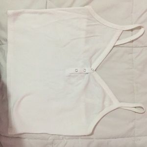 white crop top cami